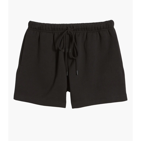ESSENTIALS Fear of God Running Shorts Black Drawstring Loungewear Athleisure L - Picture 1 of 14